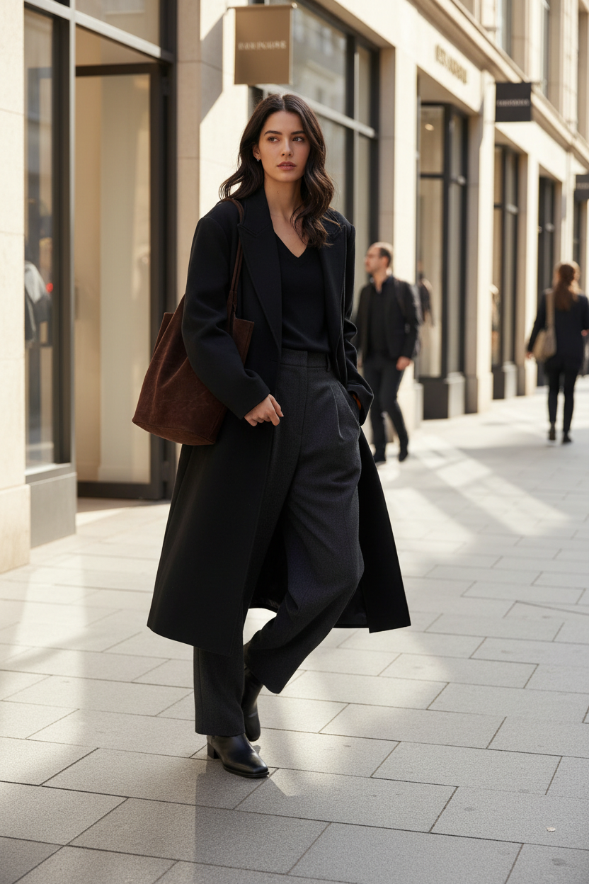 Women's Slouchy Oversized Shoulder Tote — Minimalist Everyday Bag