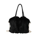 Fleece Tote & Crossbody Bag
