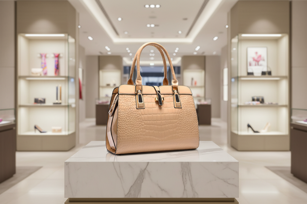 Women's Luxury Croc Pattern Designer Handbag