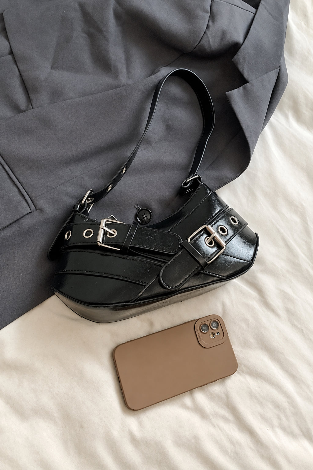 Small Buckle Shoulder Bag
