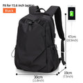 Men’s Waterproof 15.6-Inch Laptop Backpack