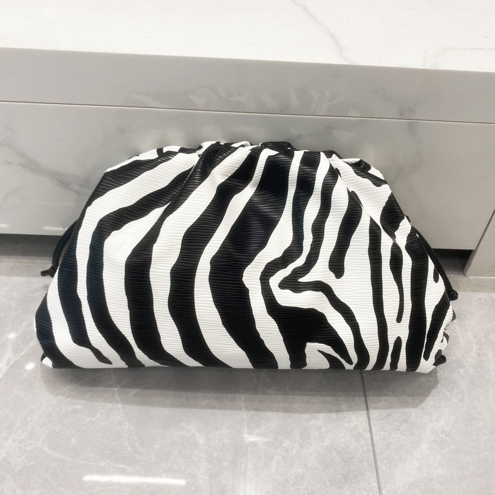 Zebra Print Cloud Crossbody Bag