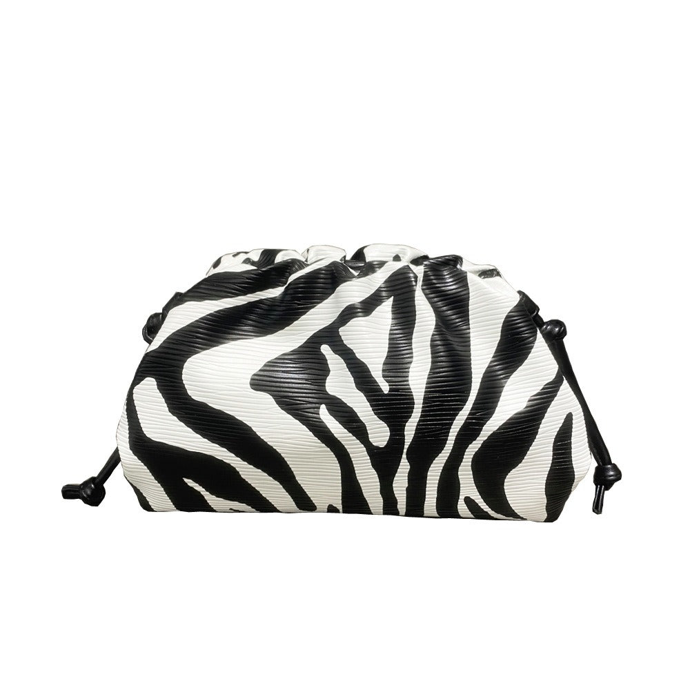Zebra Print Cloud Crossbody Bag