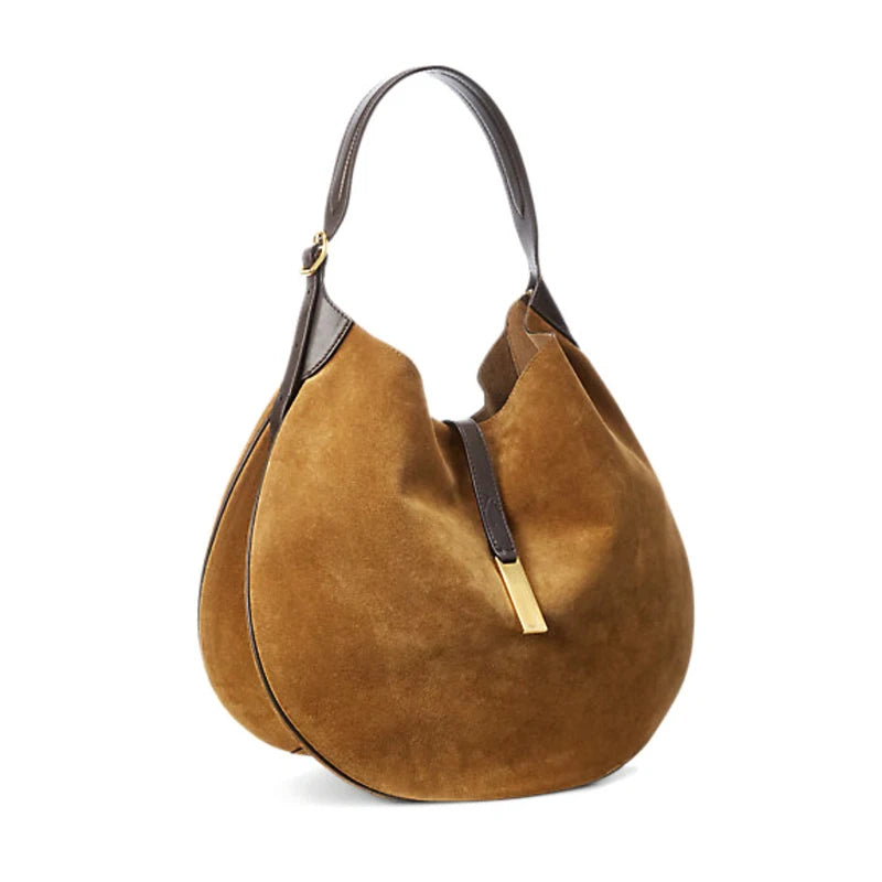Ruched Hobo Shoulder Bag