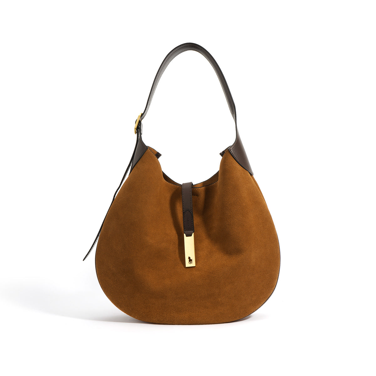 Ruched Hobo Shoulder Bag