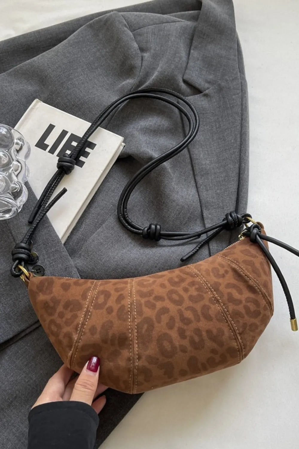 Compact Zip Shoulder Bag