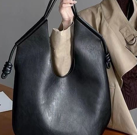 Minimalist Structured Shoulder Tote