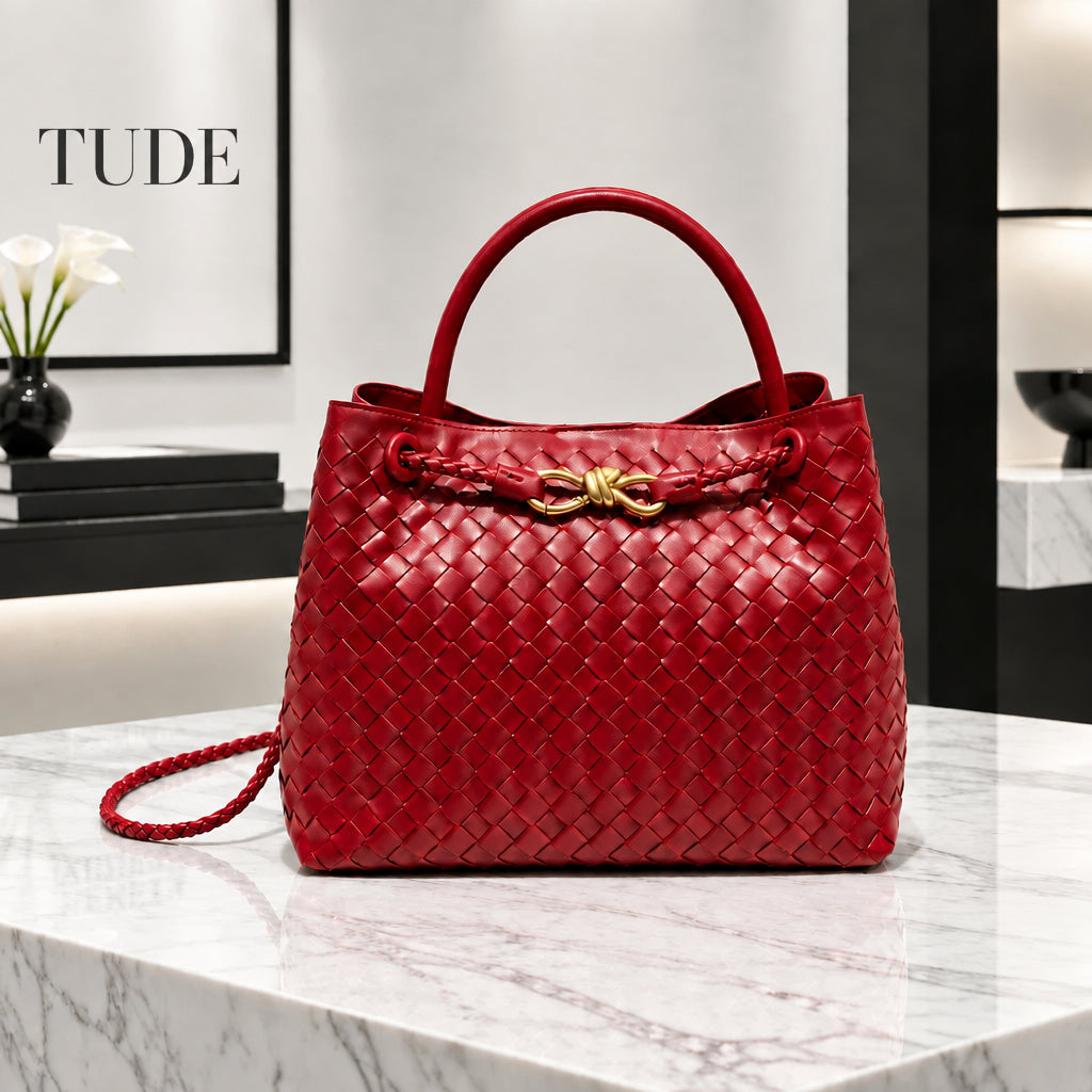 The Bow -Luxury Genuine Leather Tote Bag