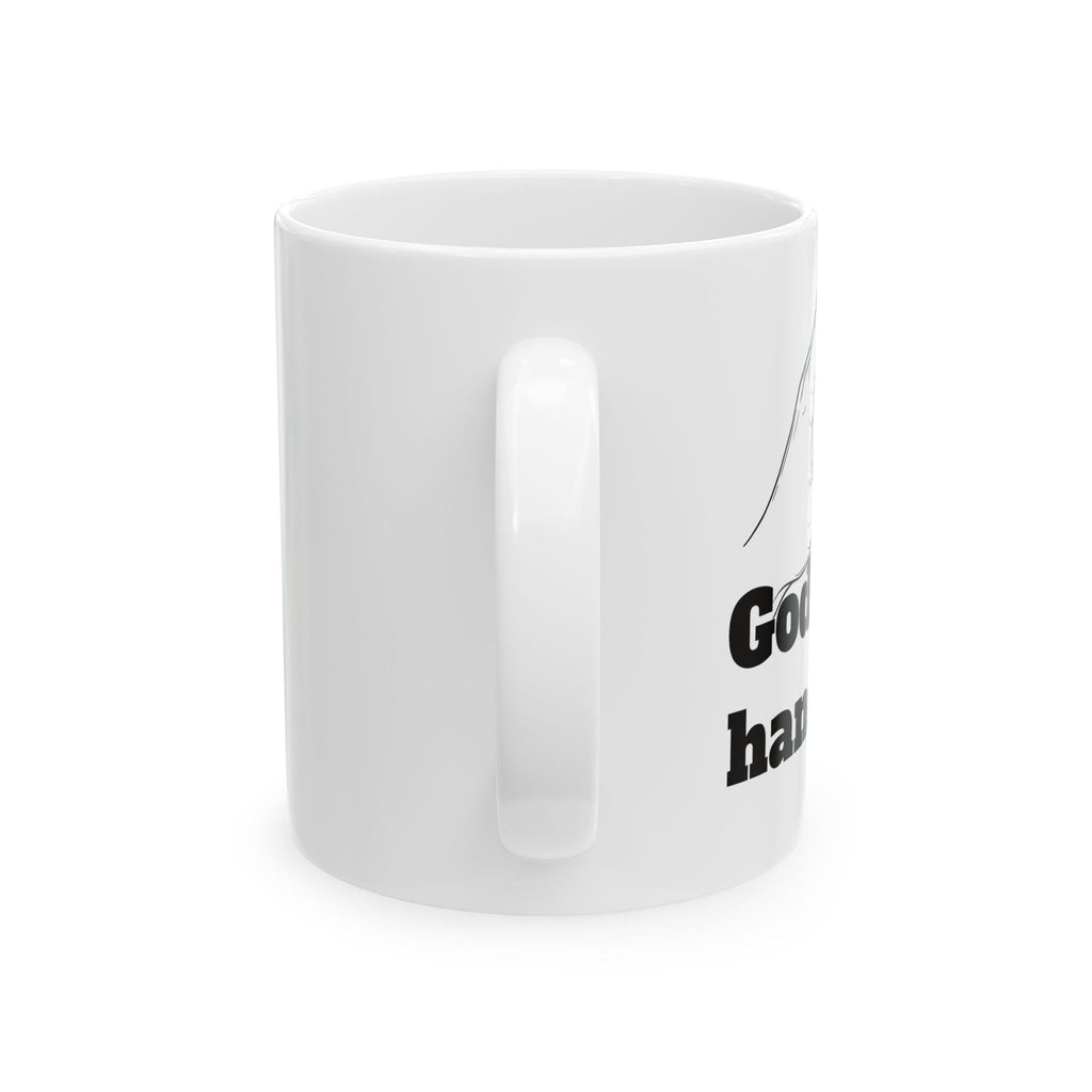 “God has a hand in it" - Faith-Inspired Cozy Gift Set | Hoodie, Candle & Mug