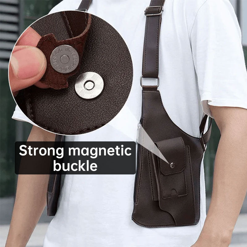 Hidden-Pocket Underarm Sling Bag