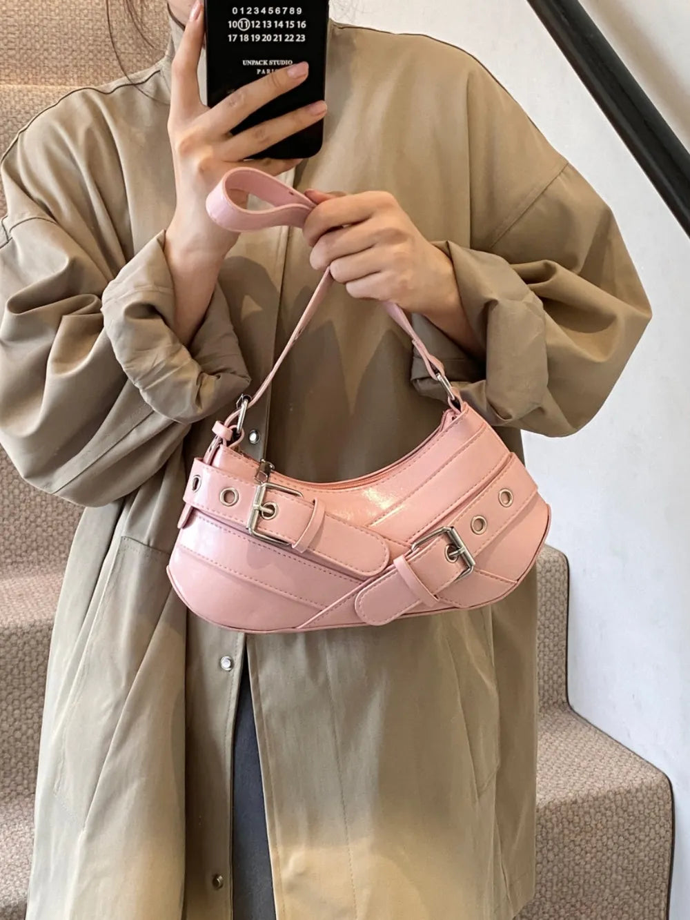 Small Buckle Shoulder Bag