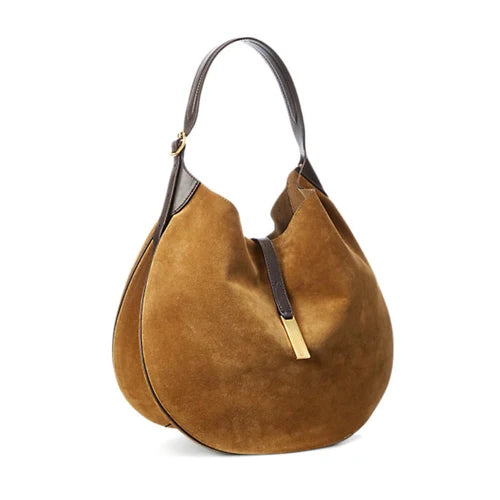 Ruched Hobo Shoulder Bag