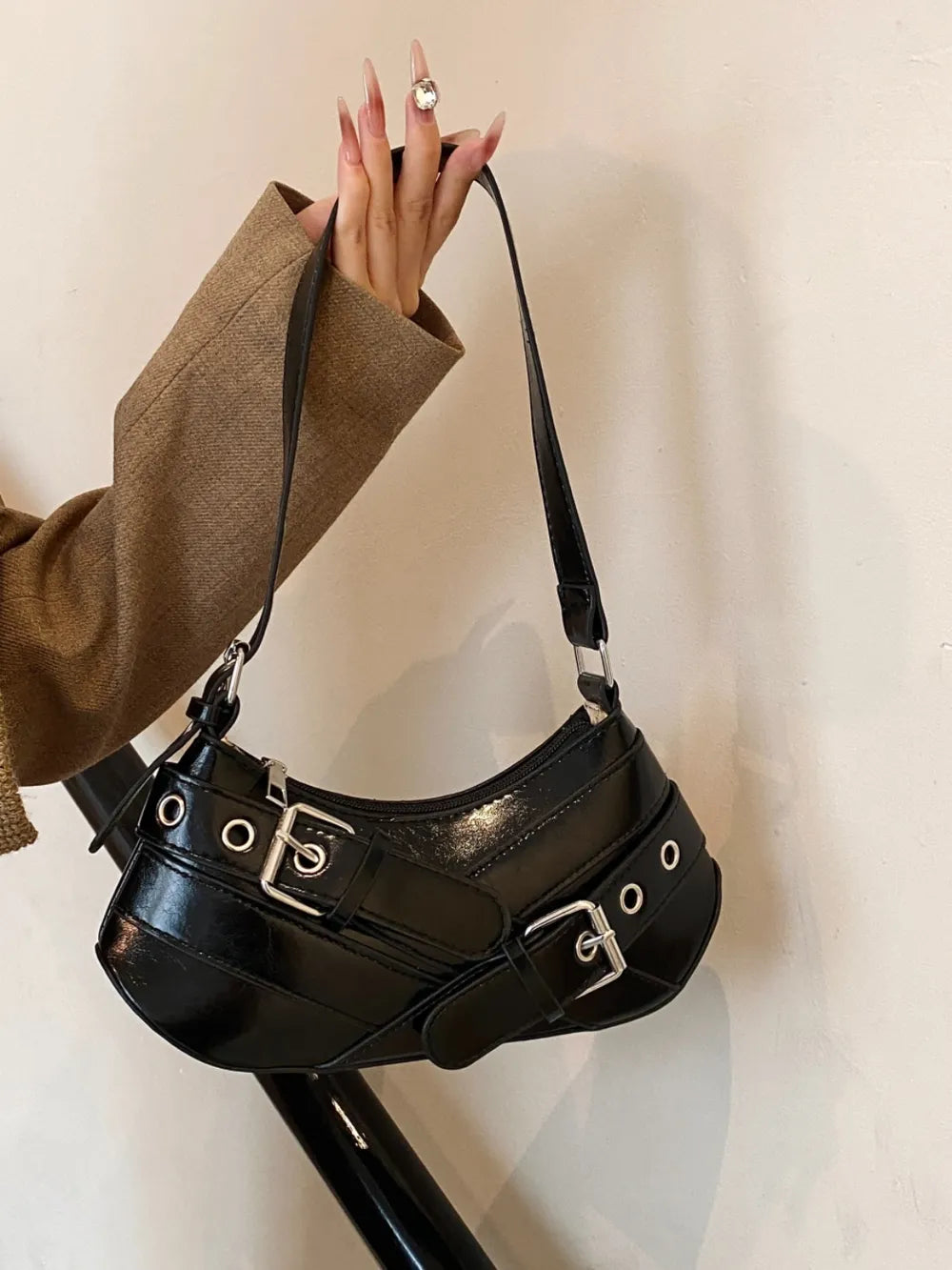 Small Buckle Shoulder Bag