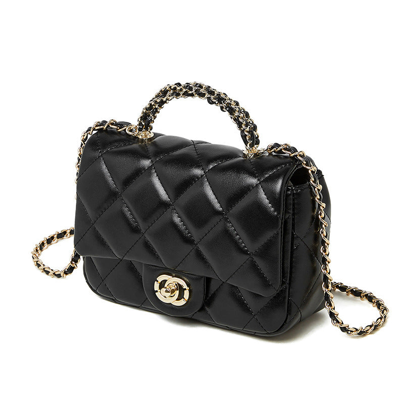 Quilted Top Handle Handbag
