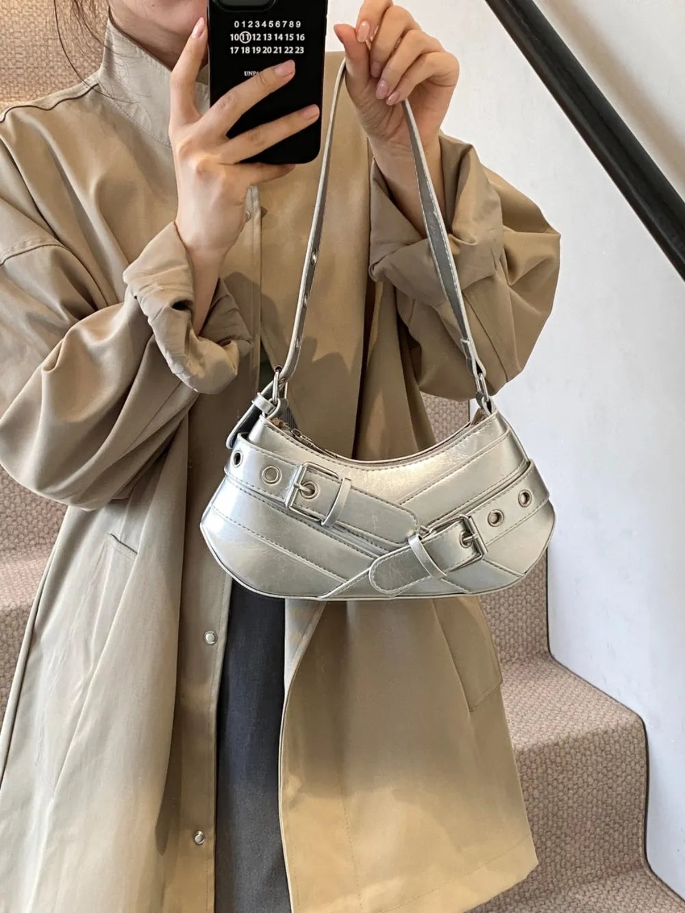 Small Buckle Shoulder Bag