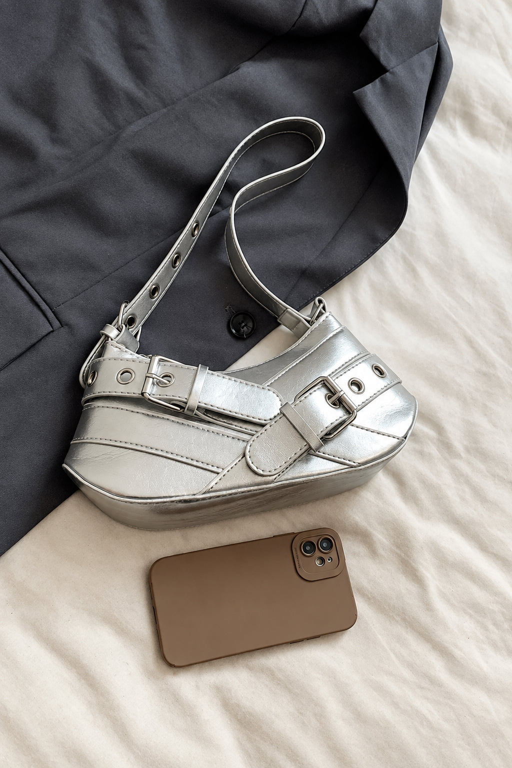 Small Buckle Shoulder Bag