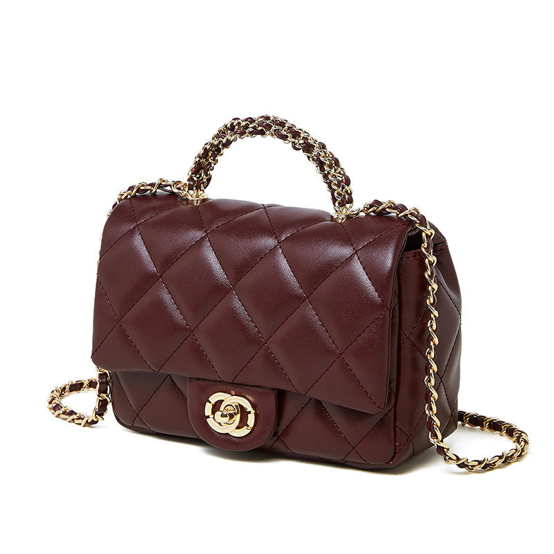 Quilted Top Handle Handbag