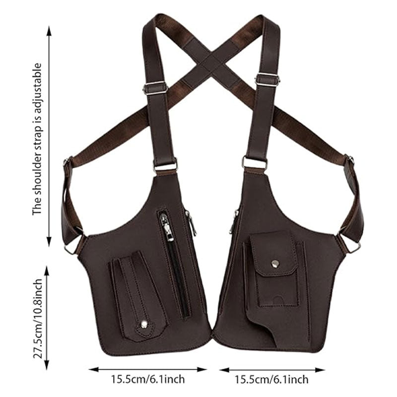 Hidden-Pocket Underarm Sling Bag