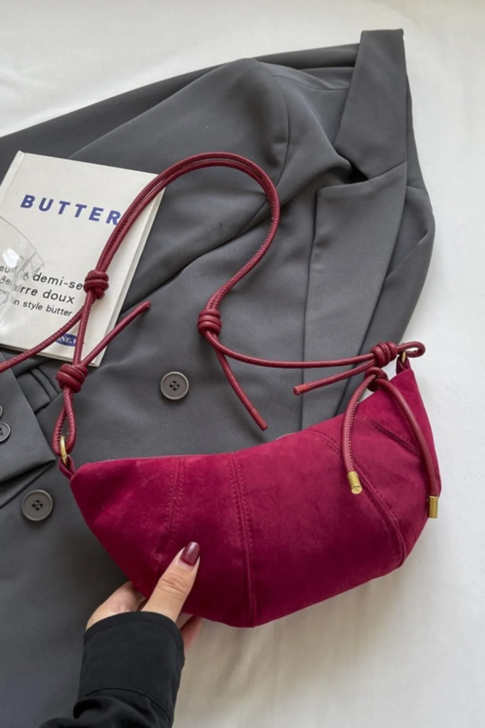 Compact Zip Shoulder Bag