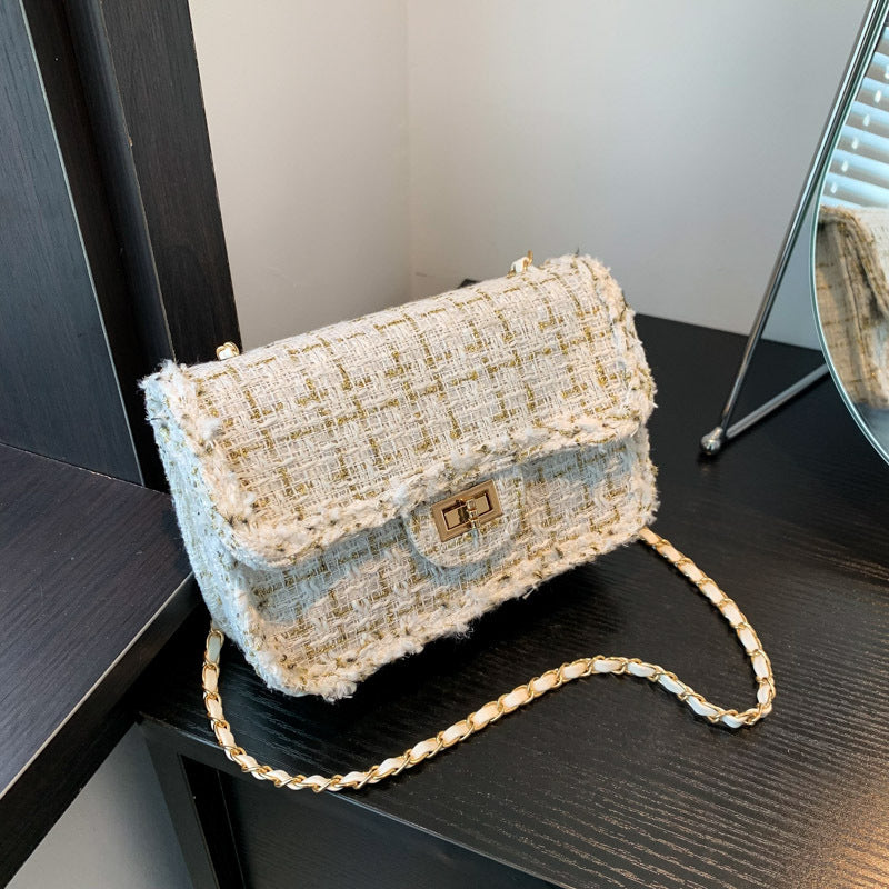 Small Chain Detail Square Bag
