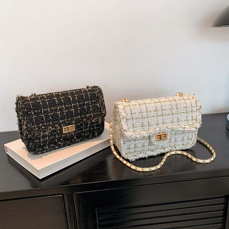 Small Chain Detail Square Bag