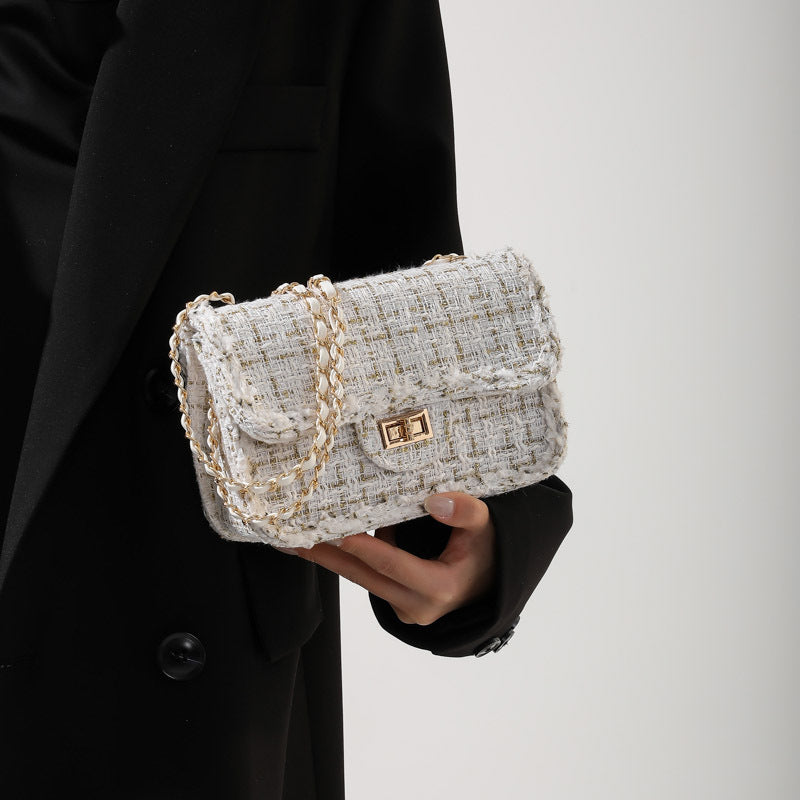 Small Chain Detail Square Bag