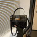 Woven Mini Crossbody Bag with Magnetic Closure